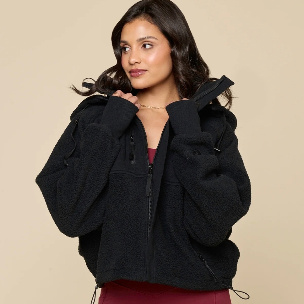 POPFLEX Find Your Inner Fleece Jacket 3X Brown